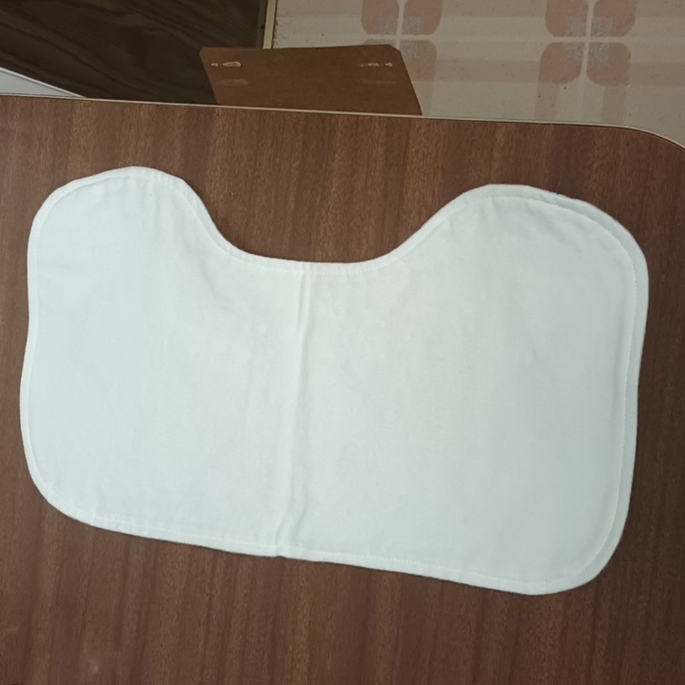 Hand Crafted Dinosaur Print Burp Rag - Picture 2 of 2